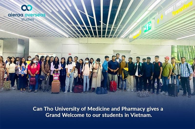 Can Tho University of Medicine and Pharmacy gives a grand welcome to our students in Vietnam.
