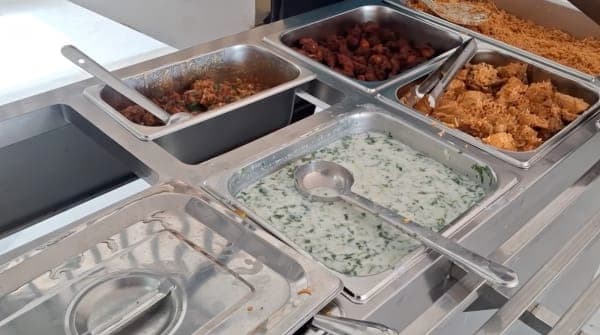 Dining hall buffet counter — BMTU