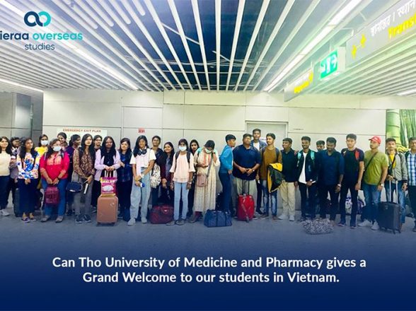 Can Tho University of Medicine and Pharmacy gives a grand welcome to our students in Vietnam.